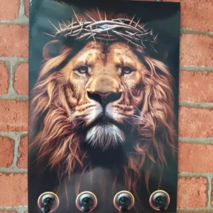 Porta Chaves Leão De Judá, Decoração Casa, Para Presente