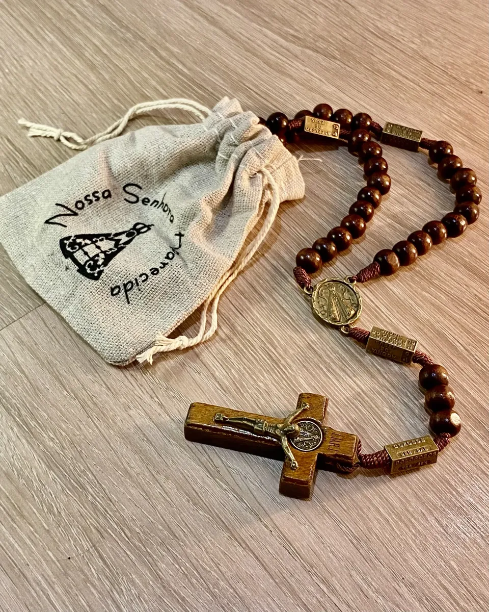 Terço Católico Misterios Do Rosario Nossa Senhora Aparecida